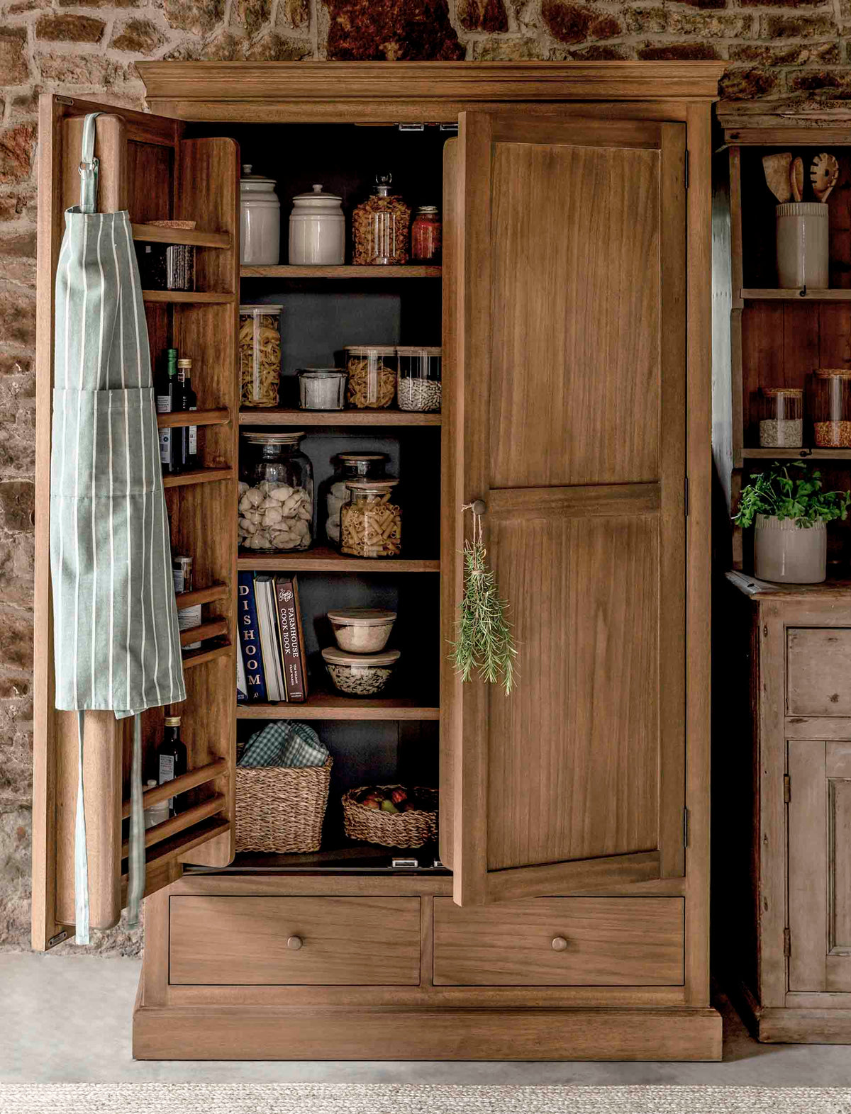 Garden Trading Dining Walcote Pantry Natural Wood House of Isabella UK