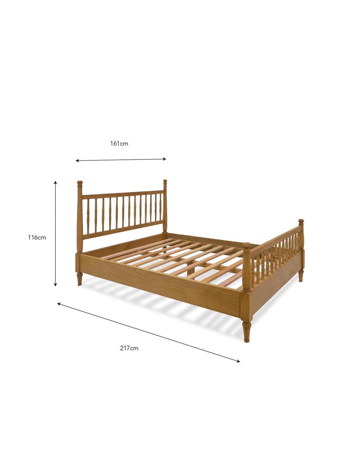 Garden Trading Kids Barton King Bed Natural Wood House of Isabella UK