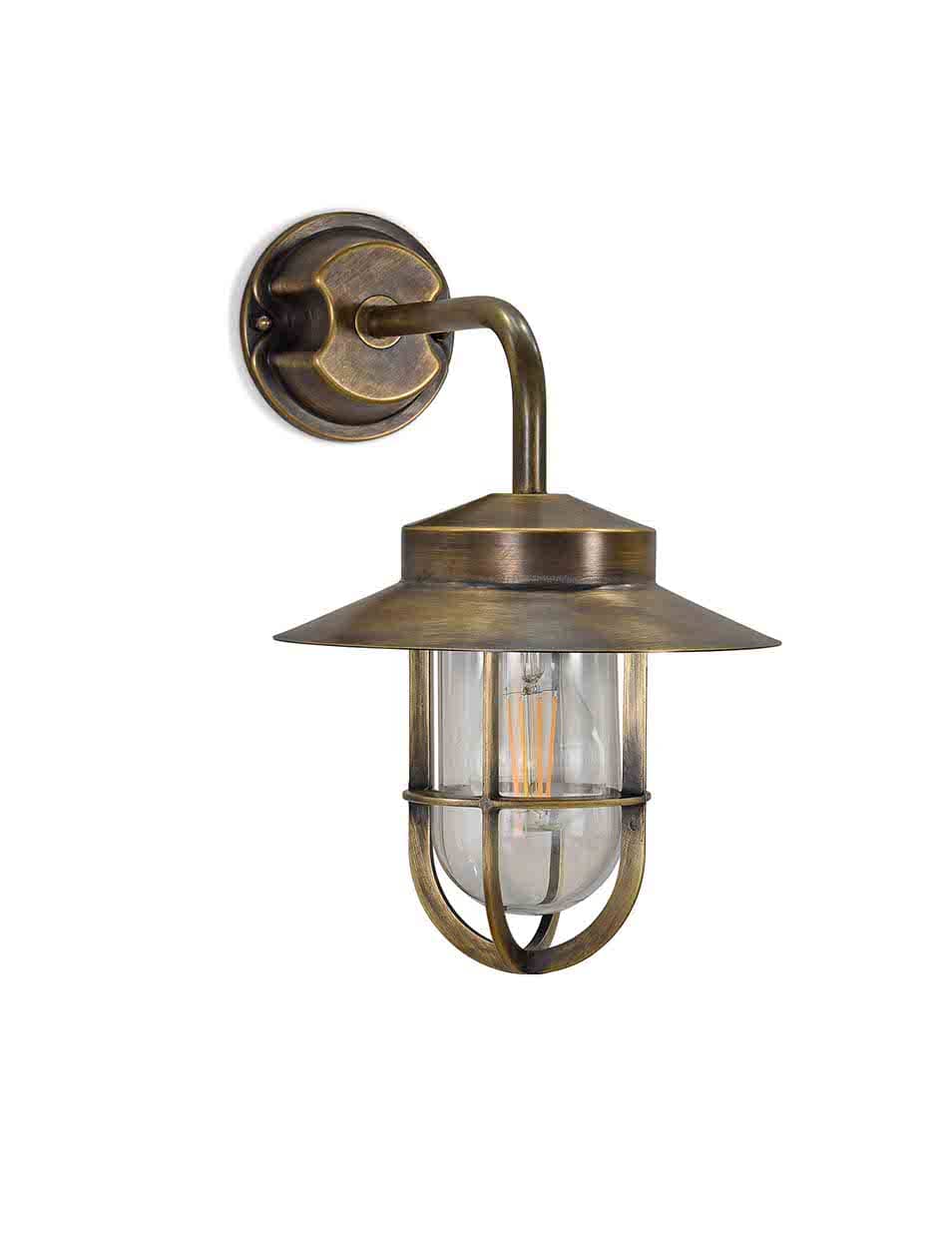 Garden Trading Lighting Hanwell Wall Light Antique Brass House of Isabella UK