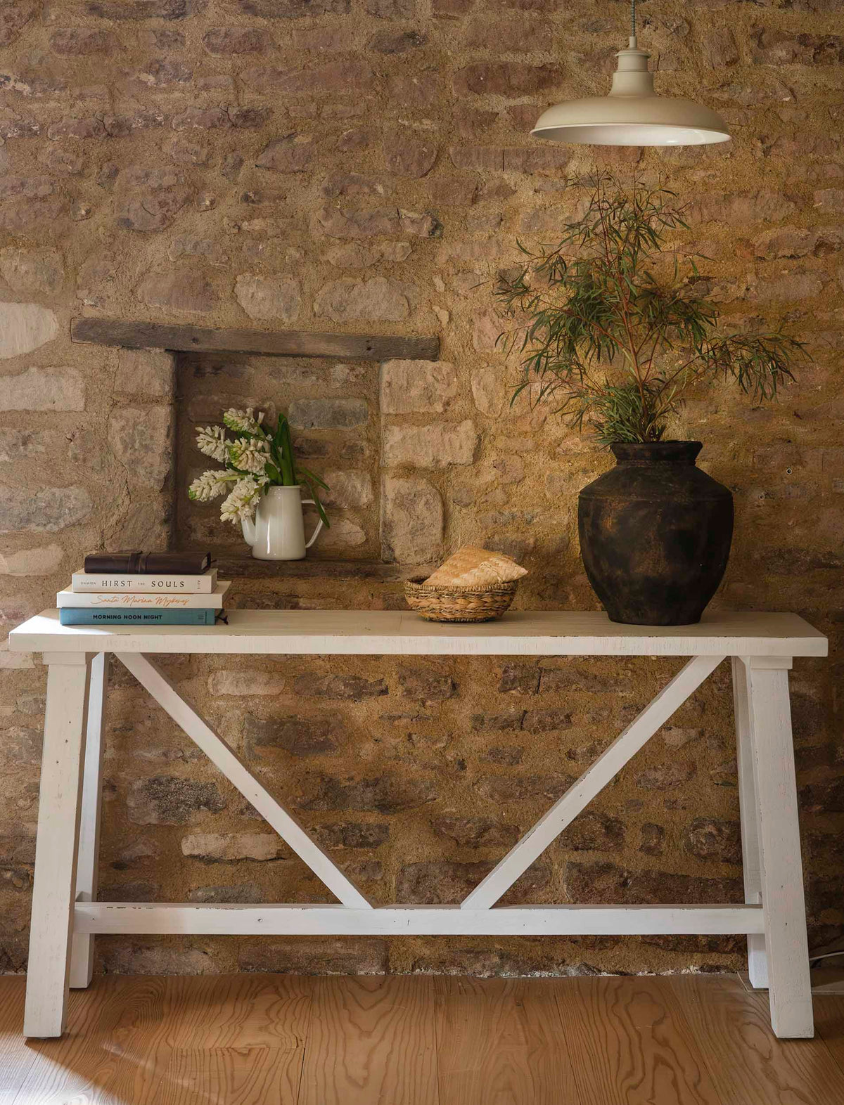 Garden Trading Living Ashwell Console Table Whitewash House of Isabella UK