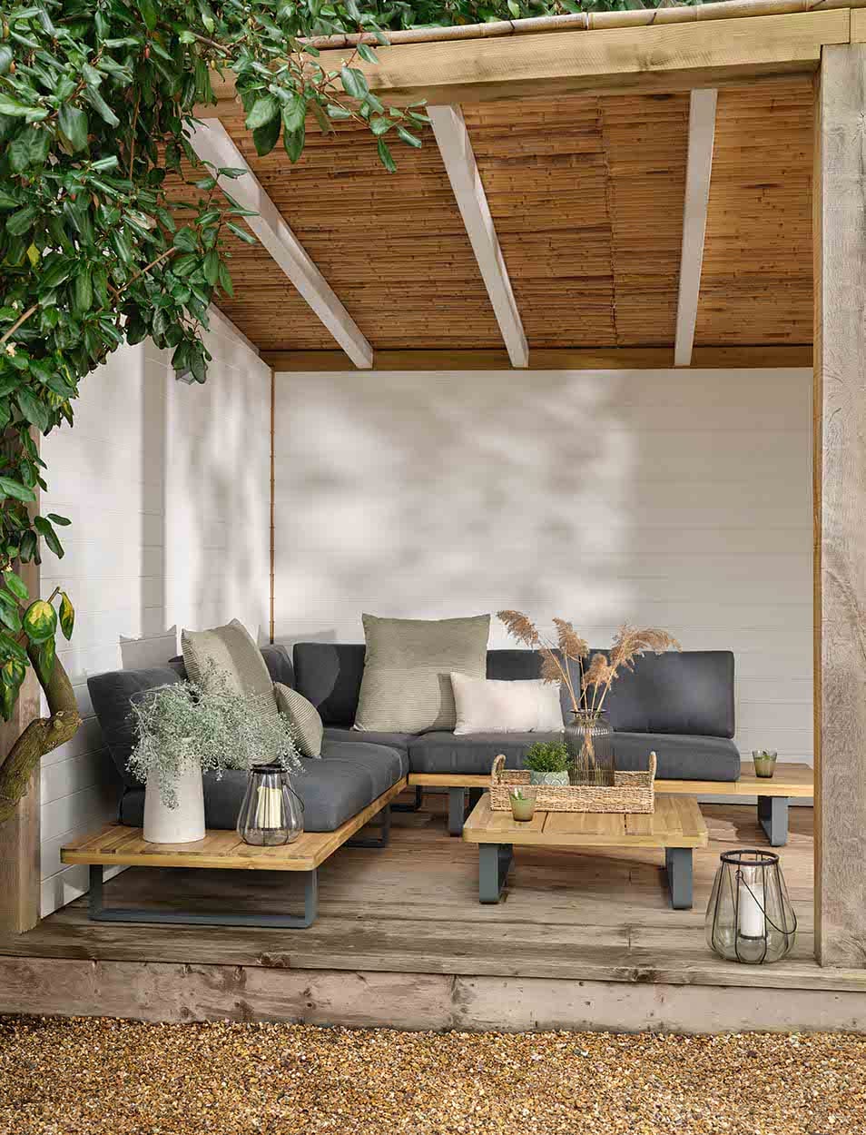 Garden Trading Living Bayworth Corner Sofa Set Natural House of Isabella UK