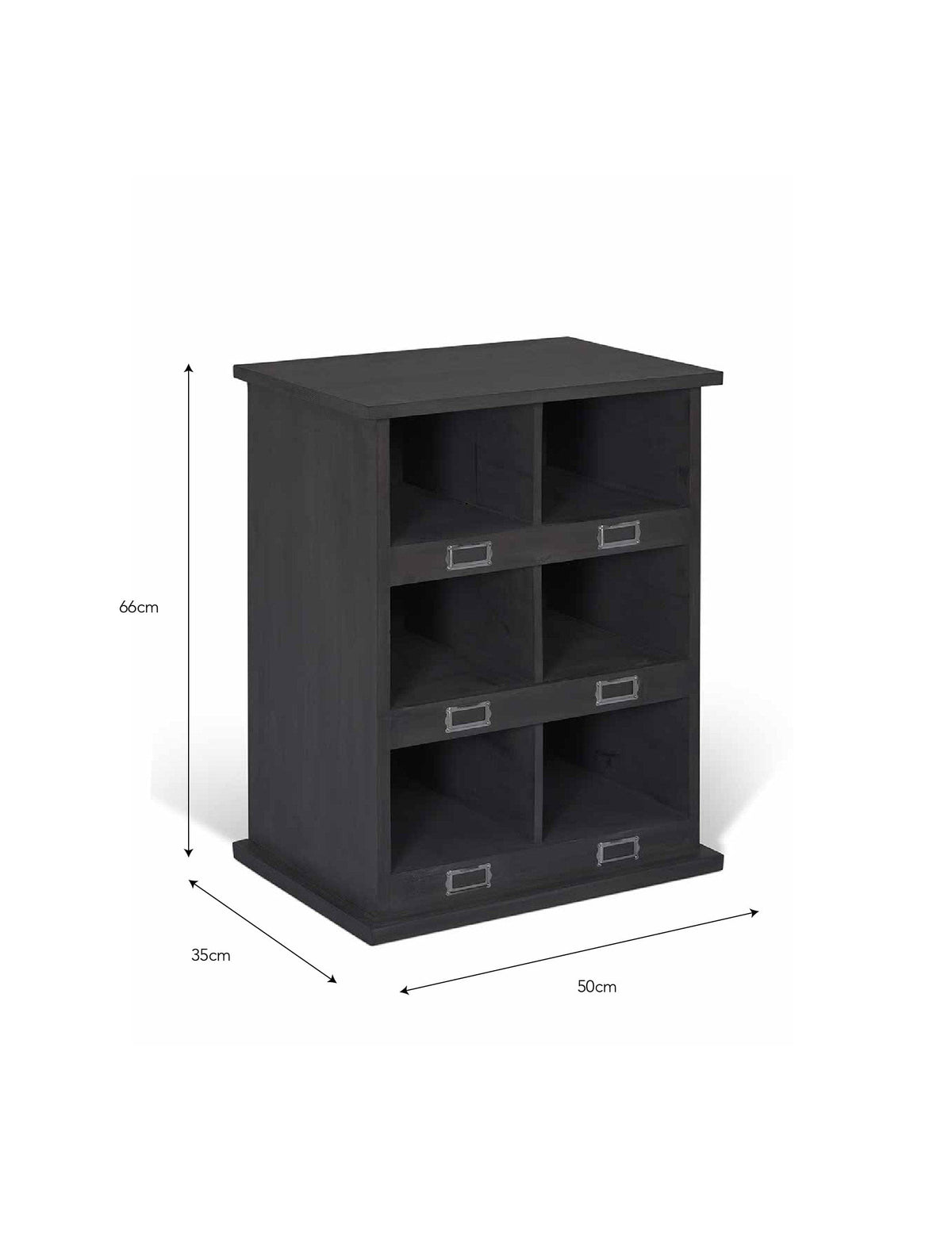 Garden Trading Living Chedworth 6 Shoe Locker Charcoal House of Isabella UK