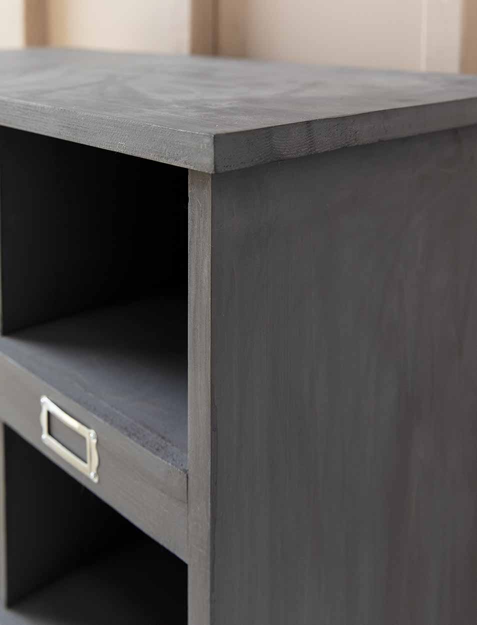 Garden Trading Living Chedworth 6 Shoe Locker Charcoal House of Isabella UK