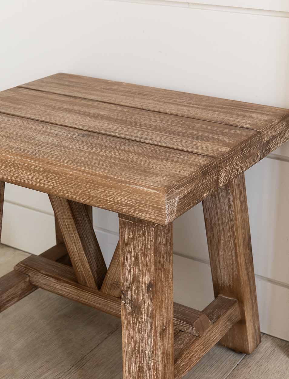 Garden Trading Living Chilford Solid Wood Stool Side Table House of Isabella UK