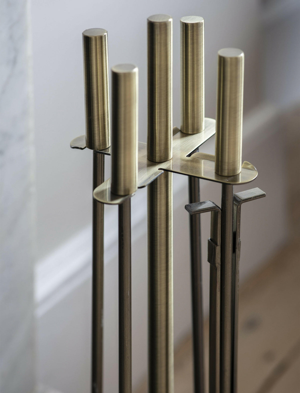 Ebrington Fireside Tool Set - Brass.