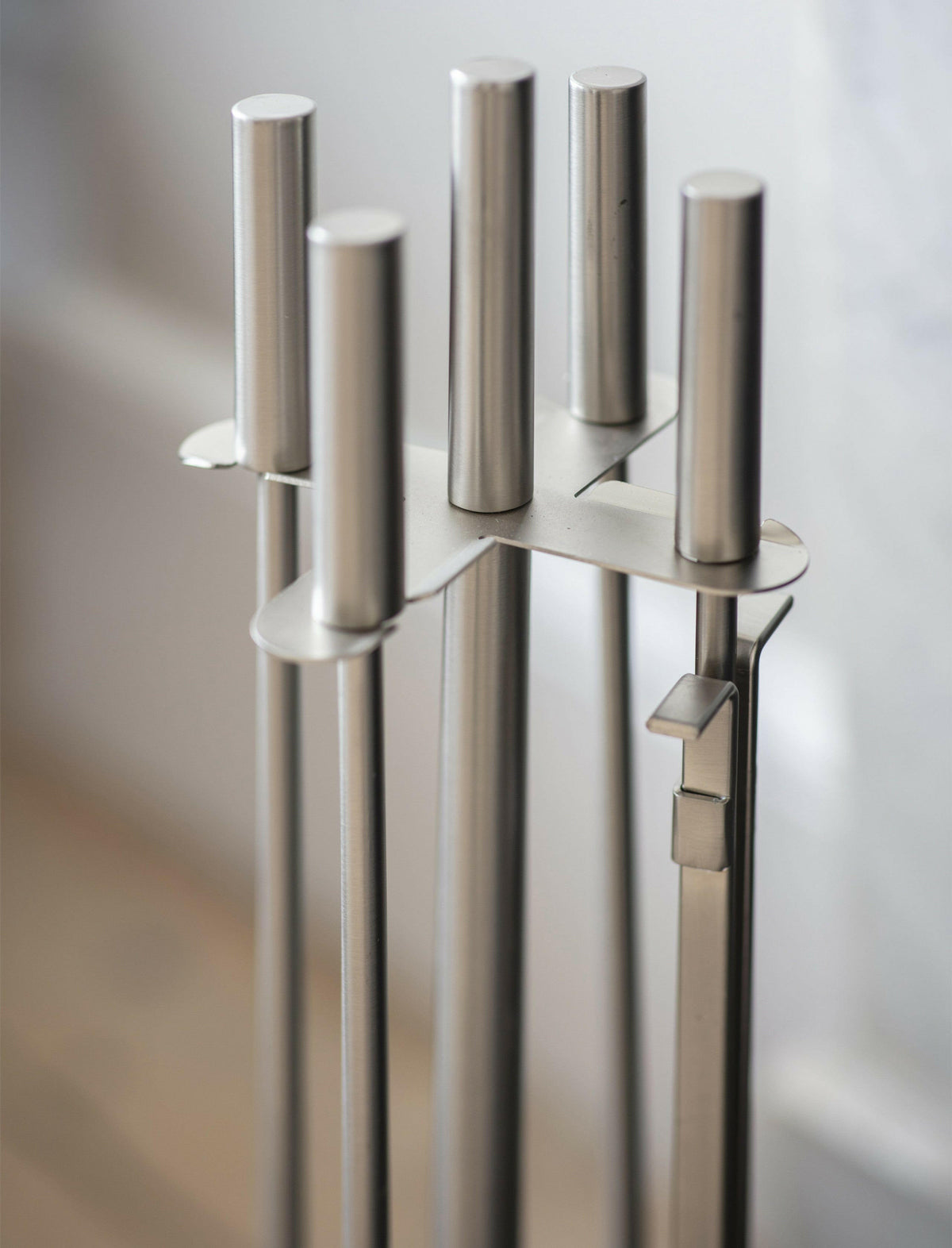 Ebrington Fireside Tool Set - Silver.