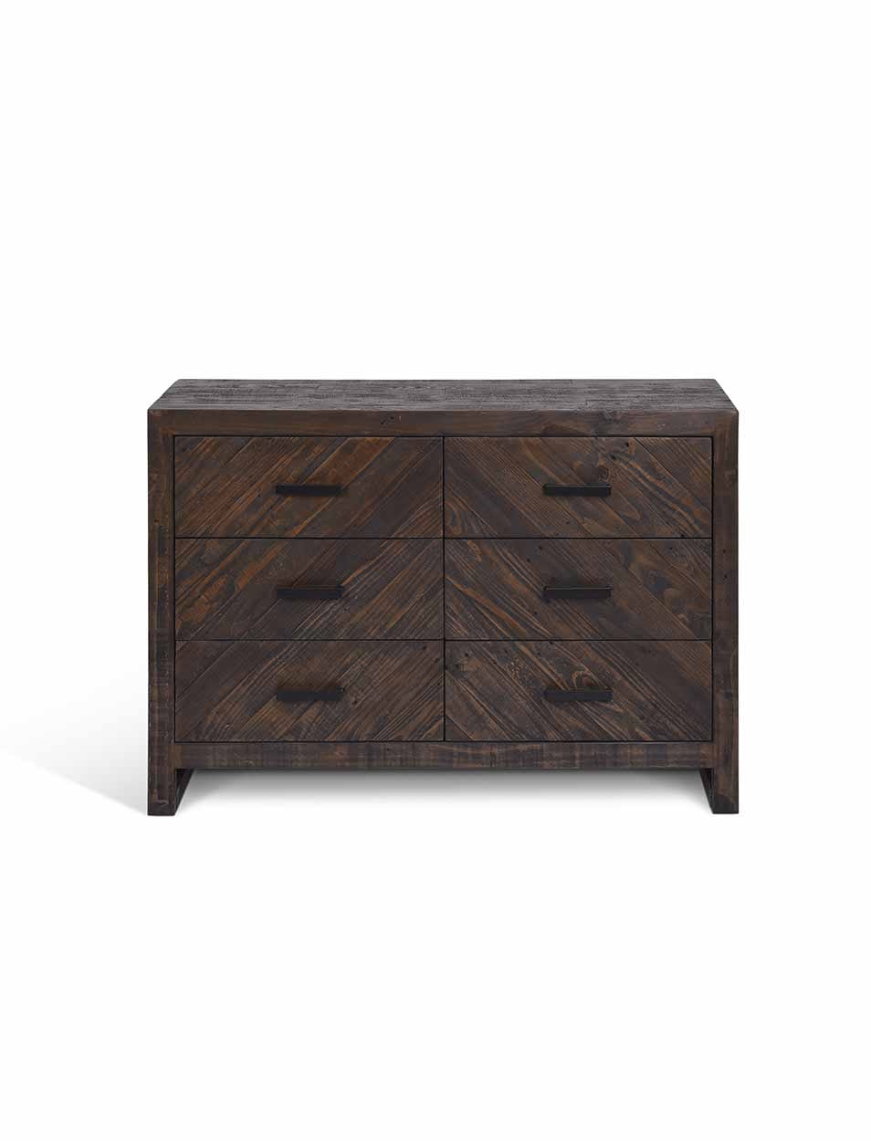Garden Trading Living Fawley Chevron Chest of Drawers Antique Brown House of Isabella UK