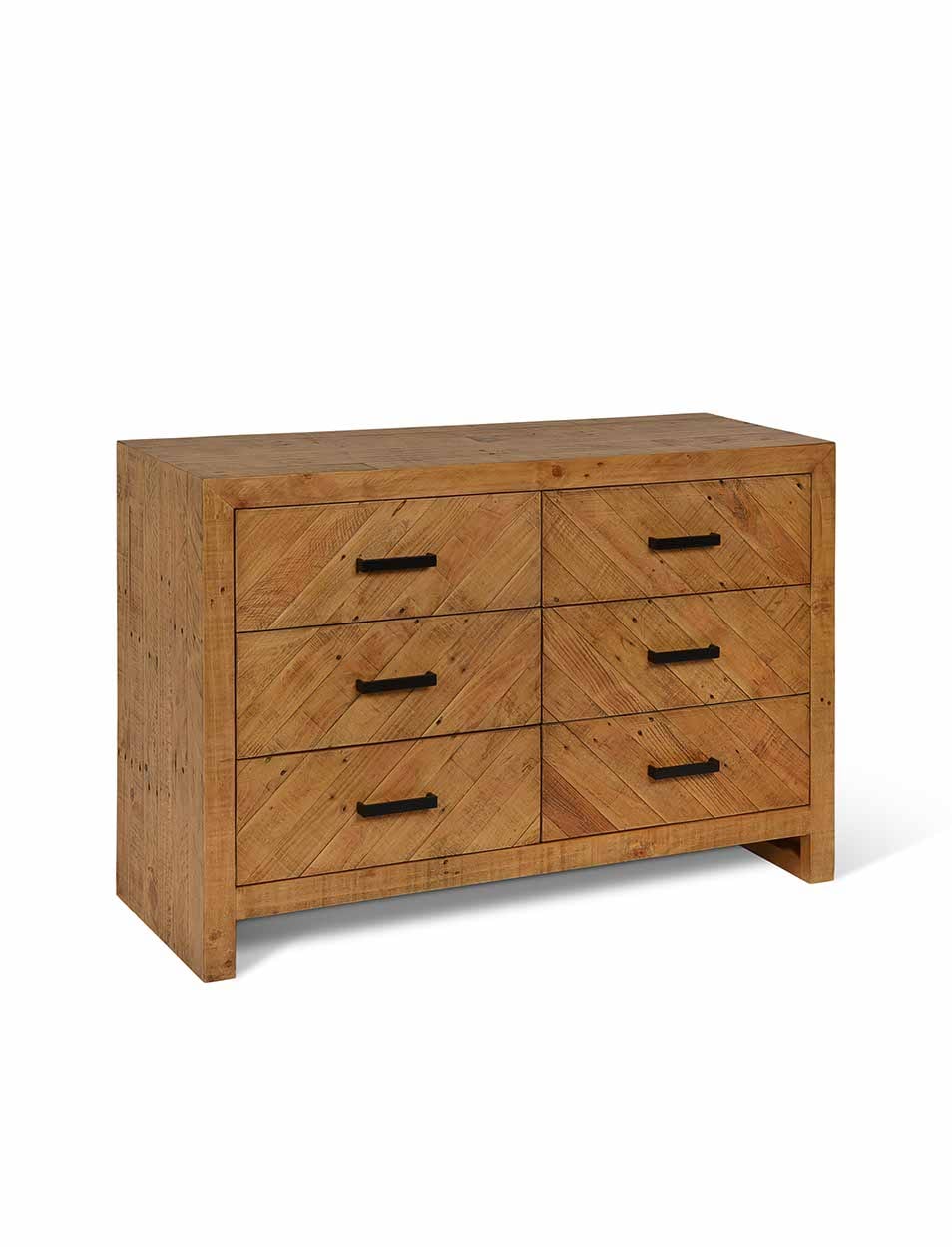 Garden Trading Living Fawley Chevron Chest of Drawers Natural House of Isabella UK