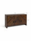 Garden Trading Living Fawley Chevron Sideboard Antique Brown House of Isabella UK