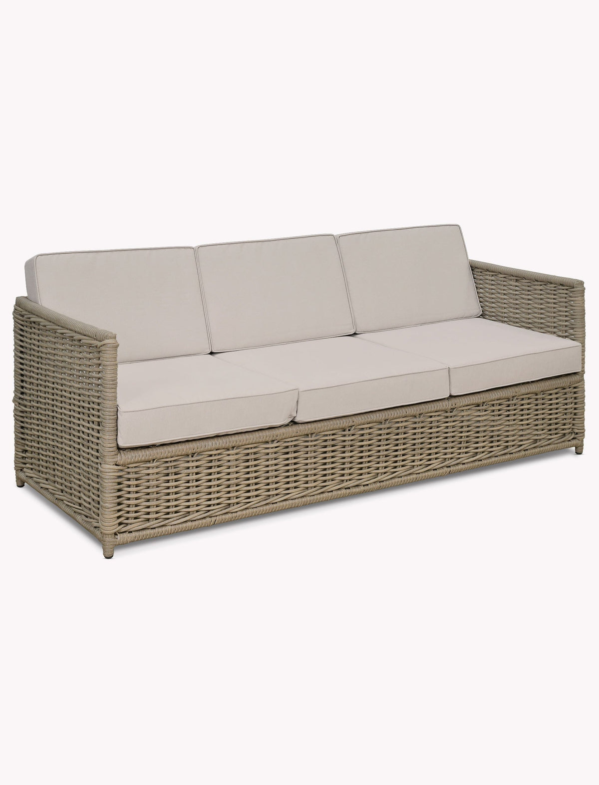 Garden Trading Living Harting 3 Seater Sofa Light Rattan House of Isabella UK