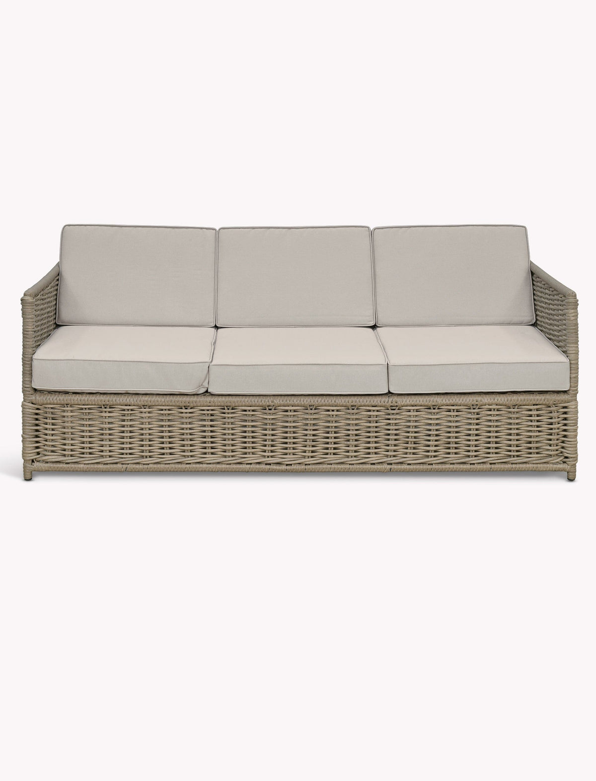 Garden Trading Living Harting 3 Seater Sofa Light Rattan House of Isabella UK