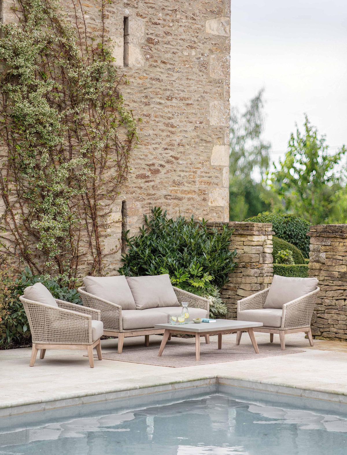 Garden Trading Living Lynton 2 Seater Sofa Set House of Isabella UK