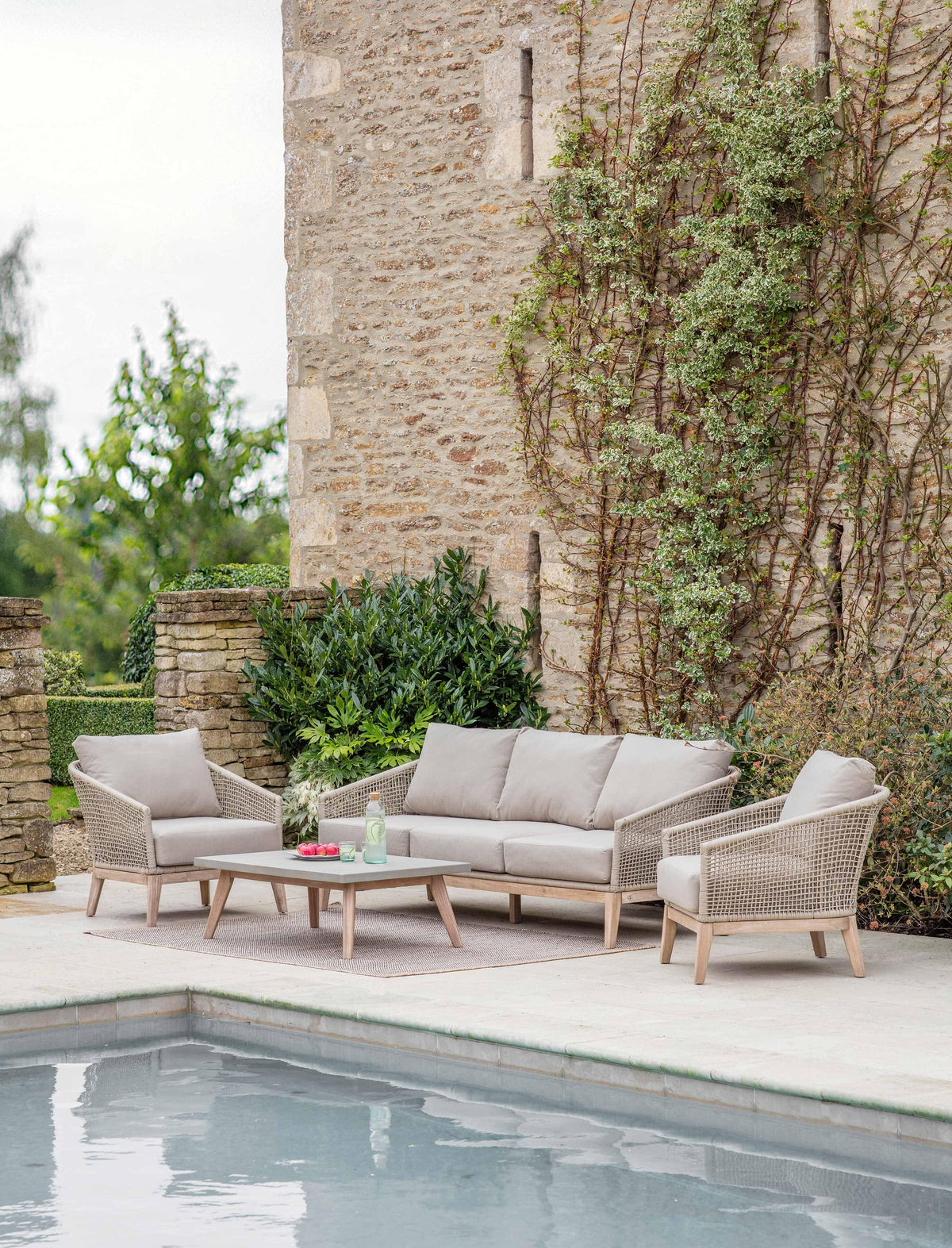 Garden Trading Living Lynton 3 Seater Sofa Set House of Isabella UK