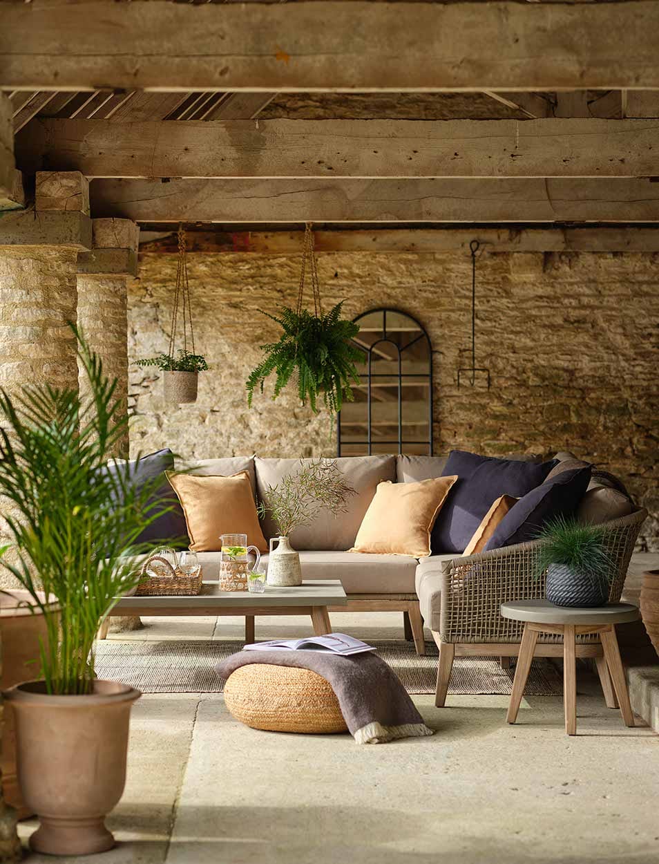 Garden Trading Living Lynton Corner Sofa Set House of Isabella UK