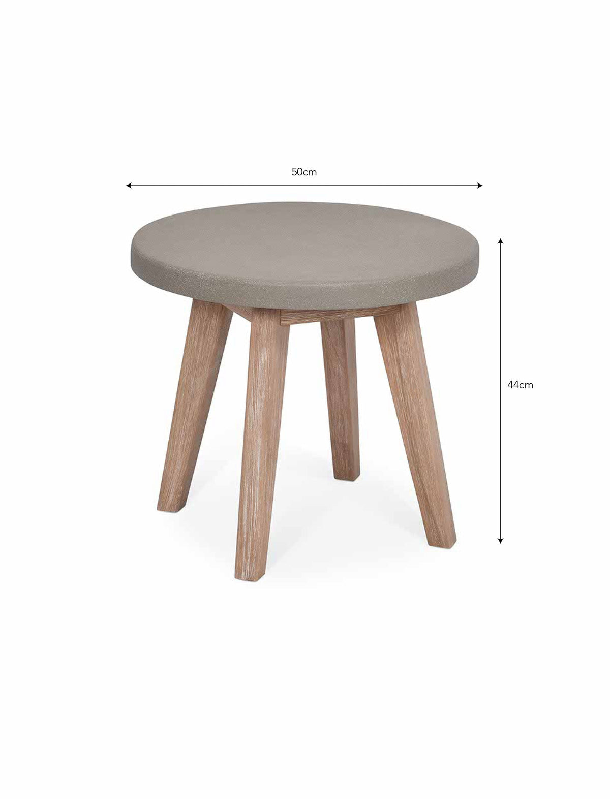 Garden Trading Living Lynton Round Side Table Grey House of Isabella UK