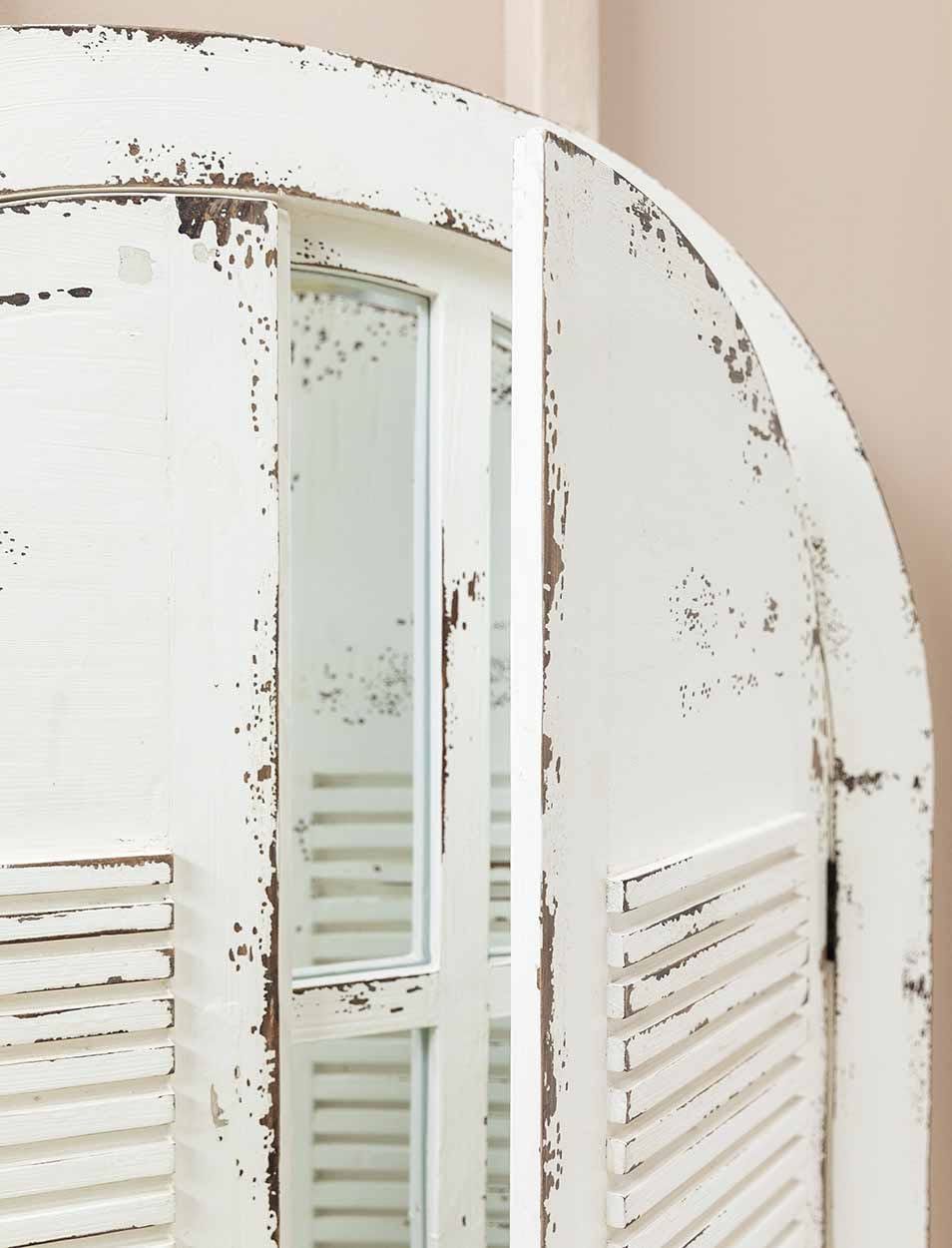 Garden Trading Living Minstead Mirror Antique White House of Isabella UK