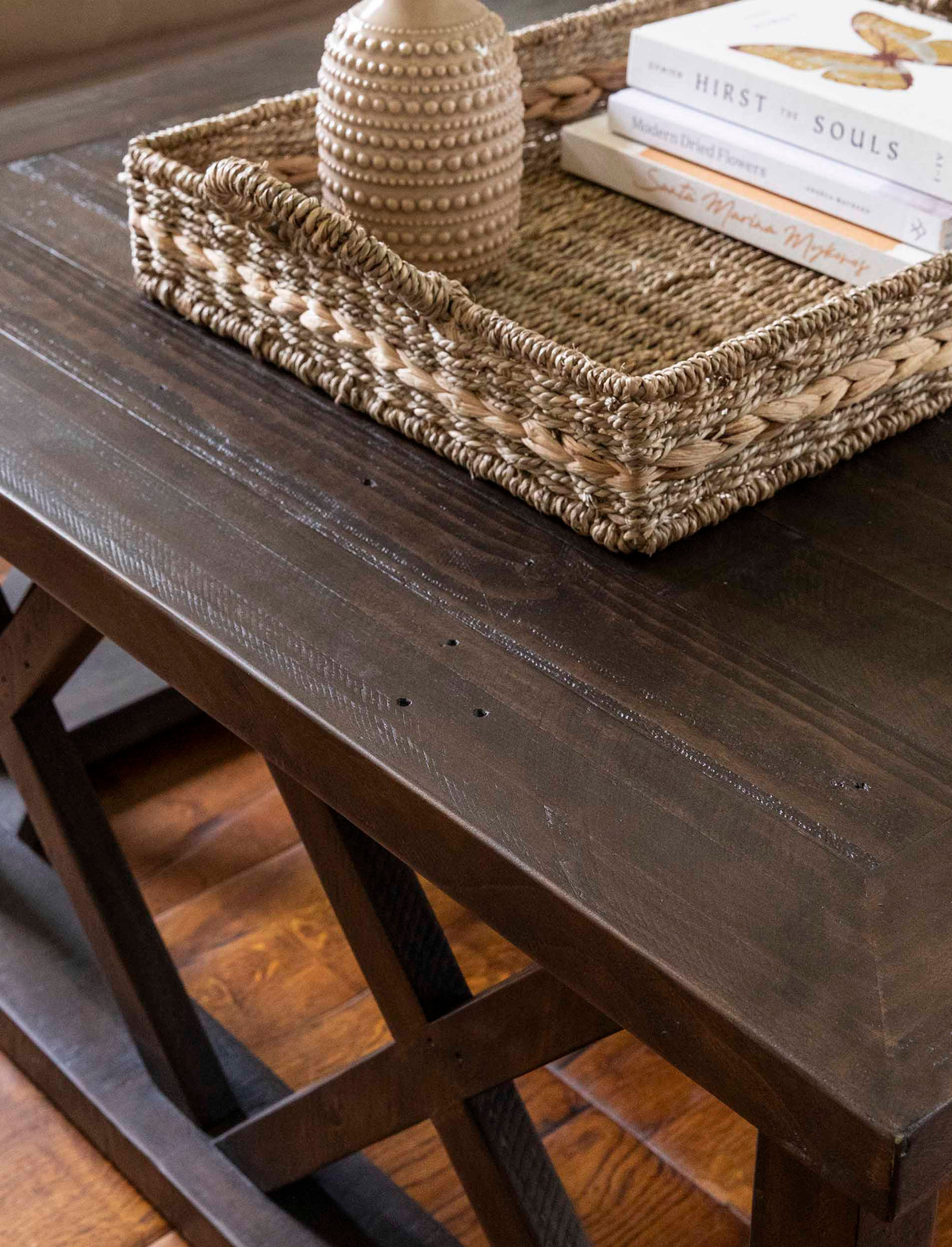 Garden Trading Living Oxhill Coffee Table Square Antique Brown House of Isabella UK