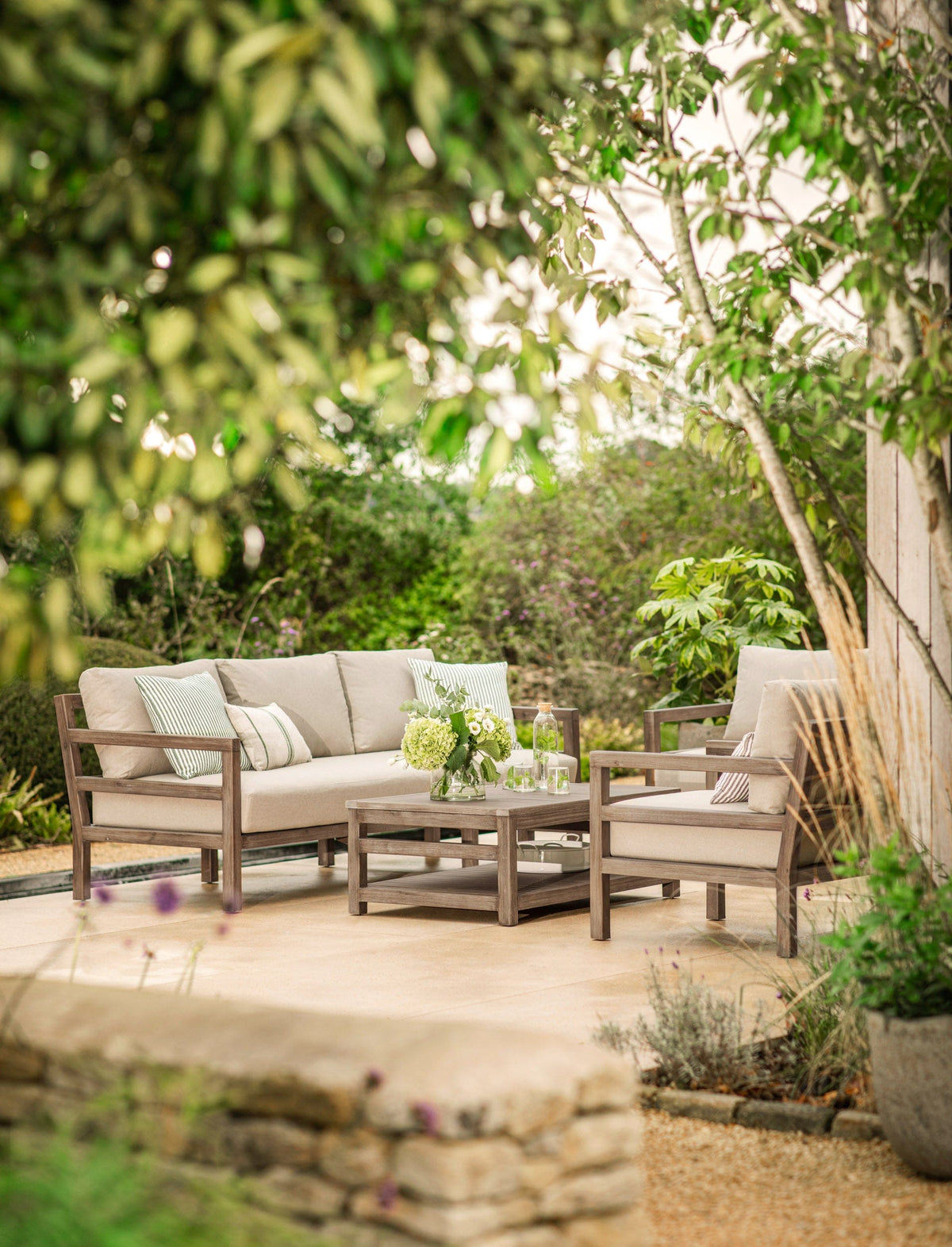 Garden Trading Living Sandridge 3 Seater Sofa Set House of Isabella UK