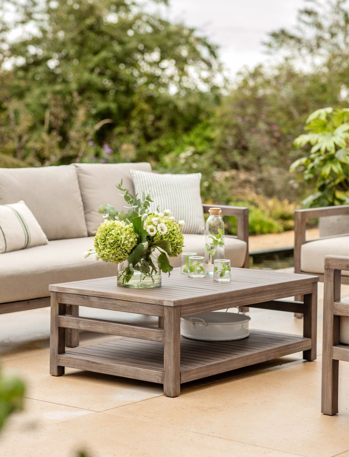 Garden Trading Living Sandridge Rectangular Coffee Table Natural House of Isabella UK