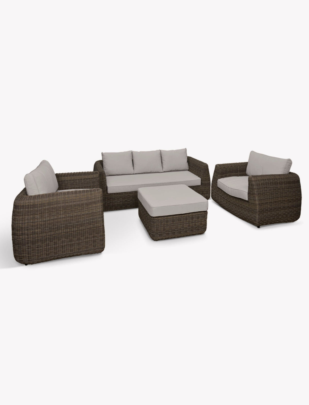 Garden Trading Living Skala 3 Seater Sofa Set Dark Rattan House of Isabella UK