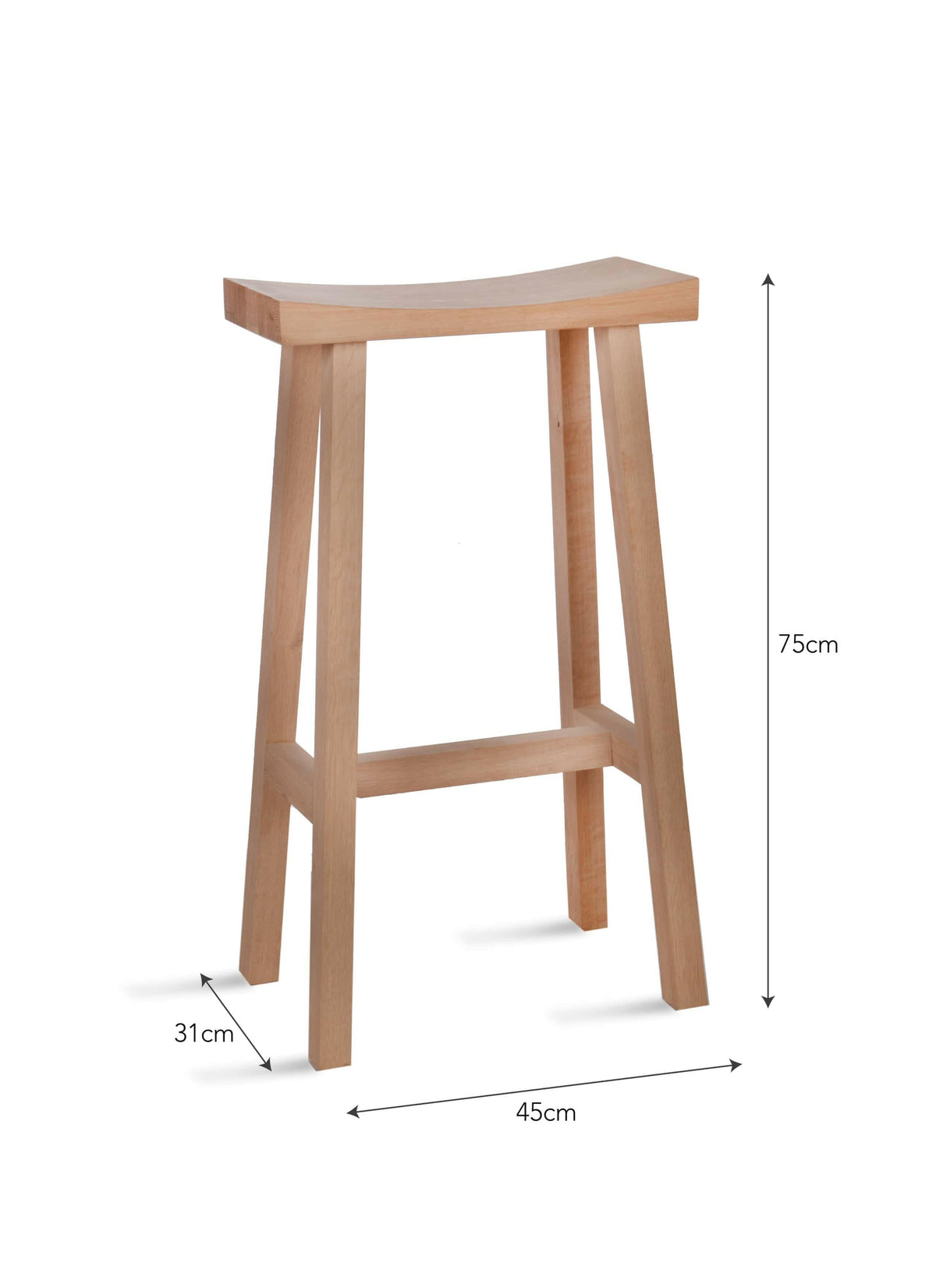 Tall Clockhouse Stool - Natural.