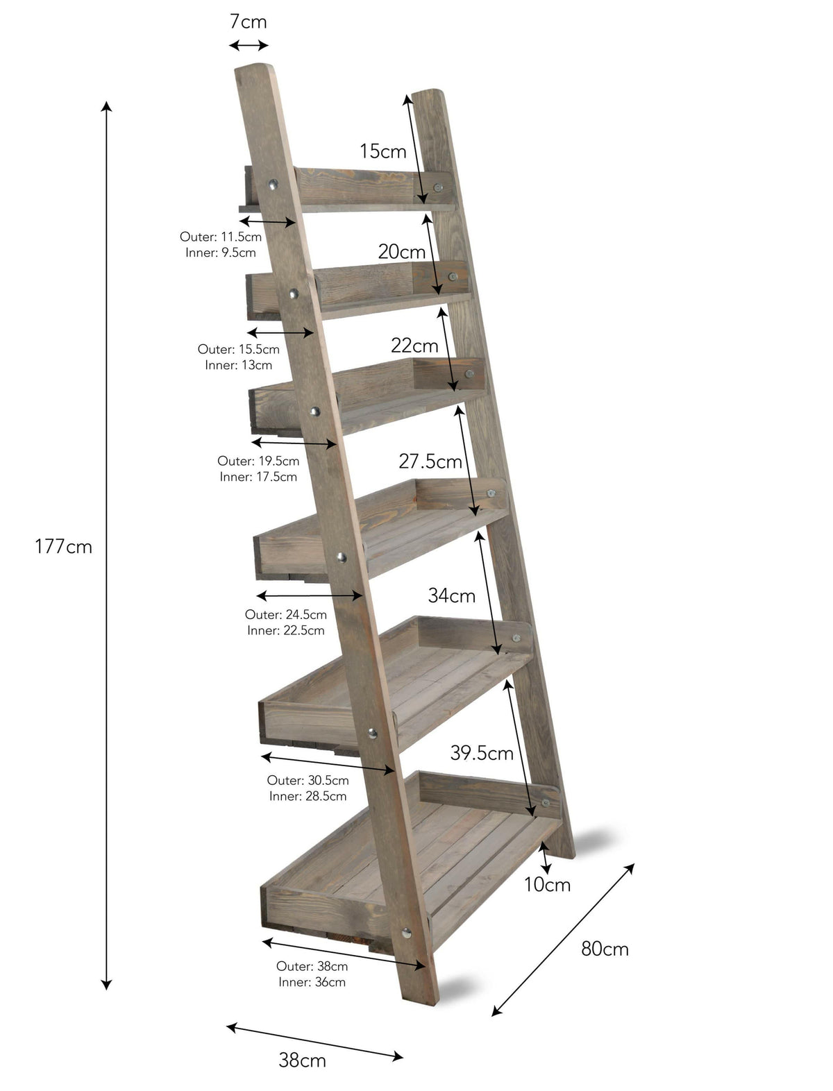 Aldsworth Shelf Ladder - Large.