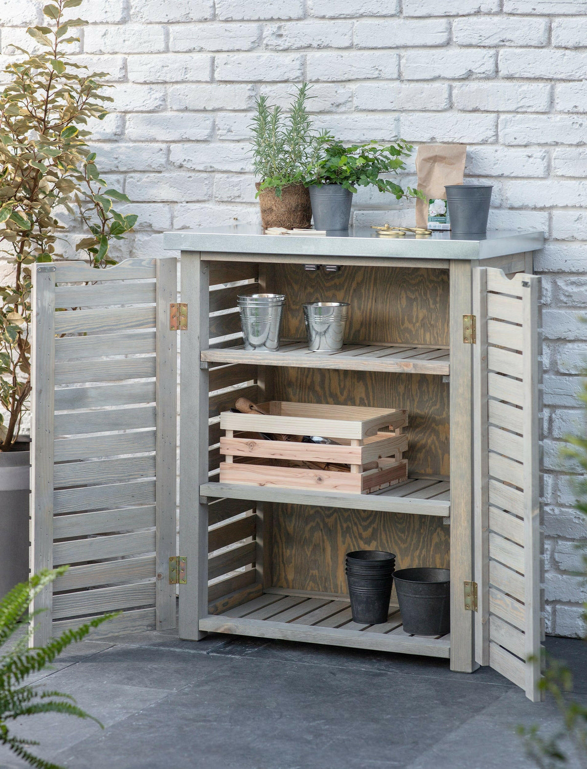 Aldsworth Slatted Storage Unit.