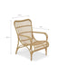 Garden Trading Outdoors Corston Lounge Chair Natural House of Isabella UK