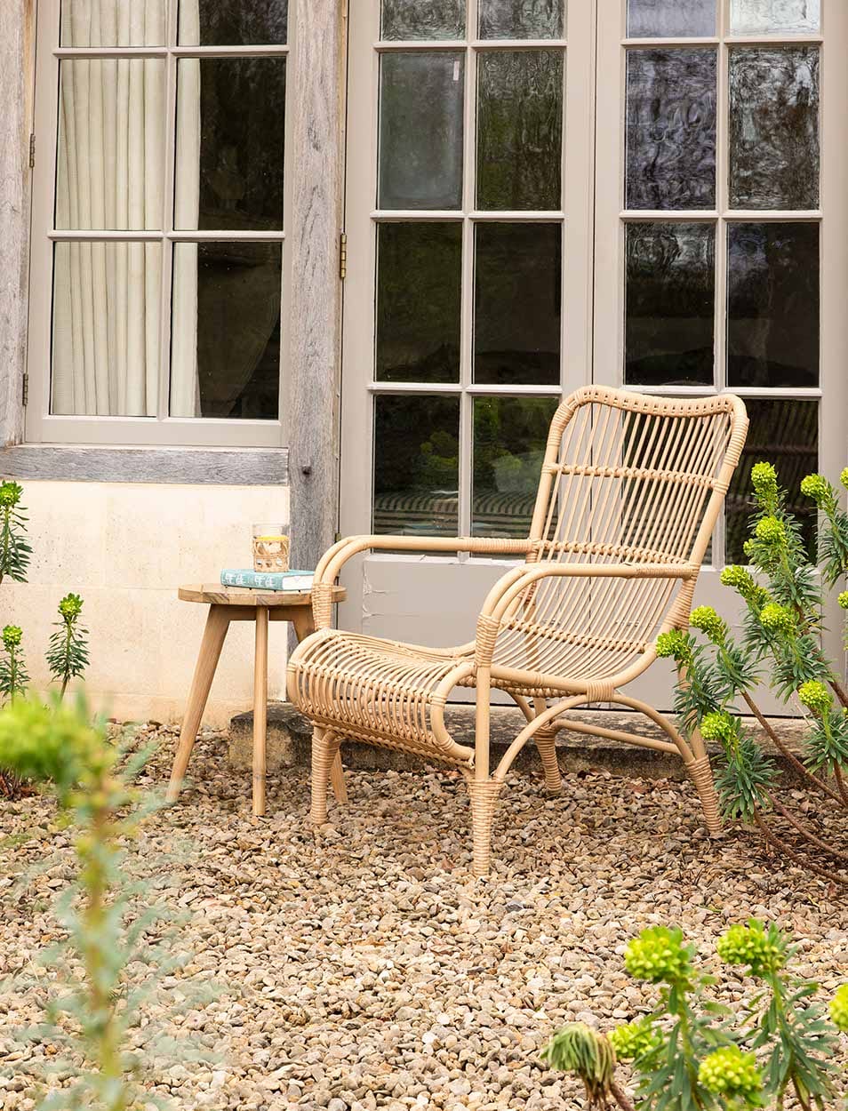 Garden Trading Outdoors Corston Lounge Chair Natural House of Isabella UK
