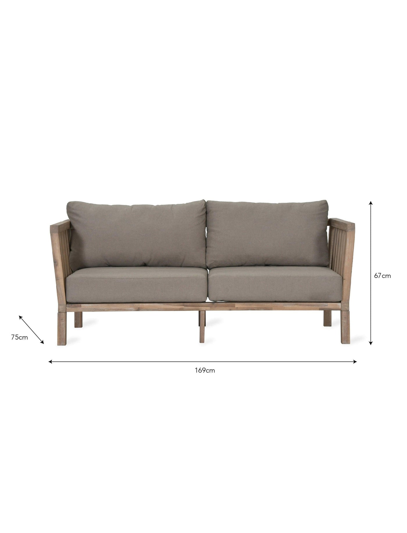 Garden Trading Outdoors Porthallow 2 Seater Sofa House of Isabella UK