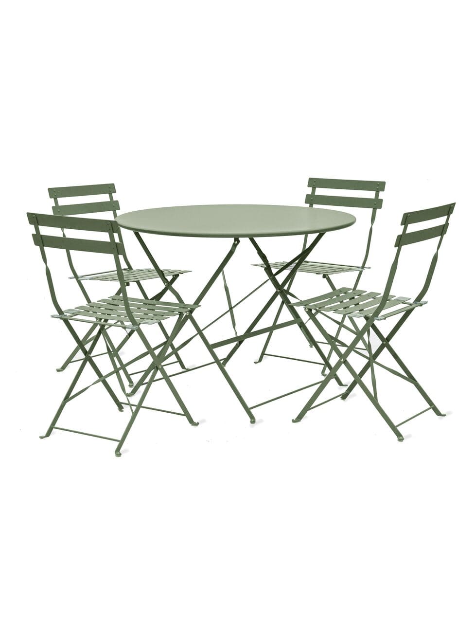 Garden Trading Outdoors Rive Droite Bistro Set Large Thistle Green House of Isabella UK