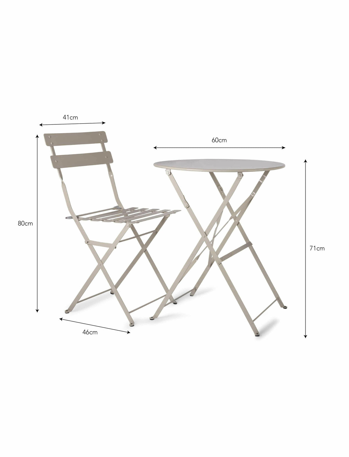 Rive Droite Bistro Set - Small - Clay.