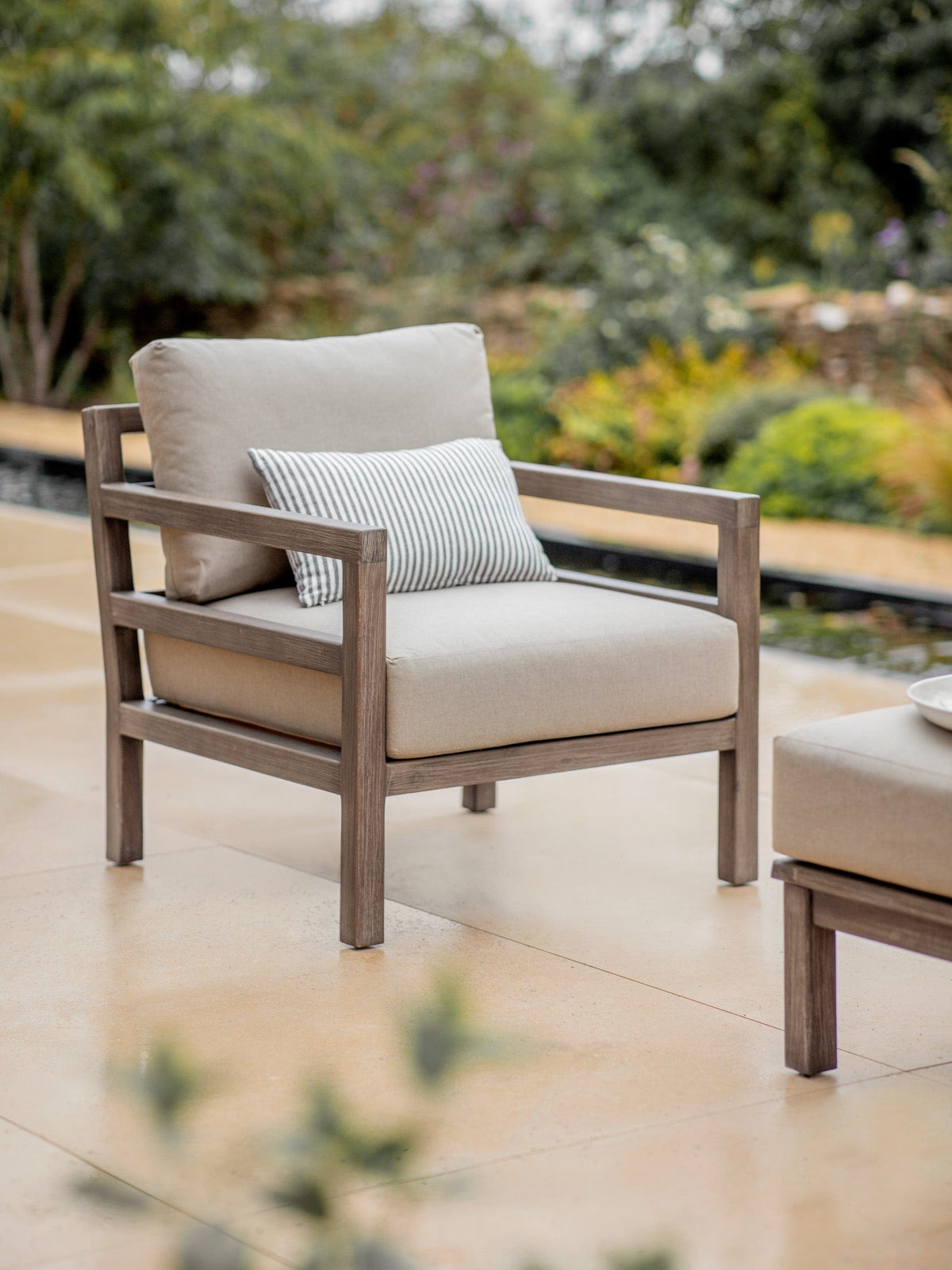 Garden Trading Outdoors Sandridge Armchair Natural House of Isabella UK