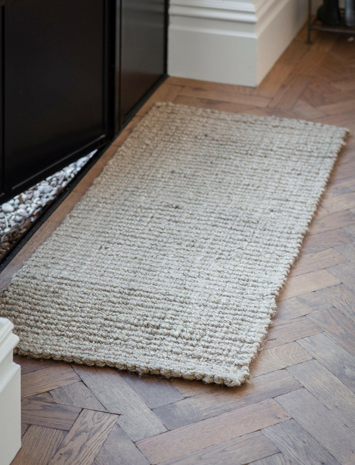 Woven Double Doormat - Natural.