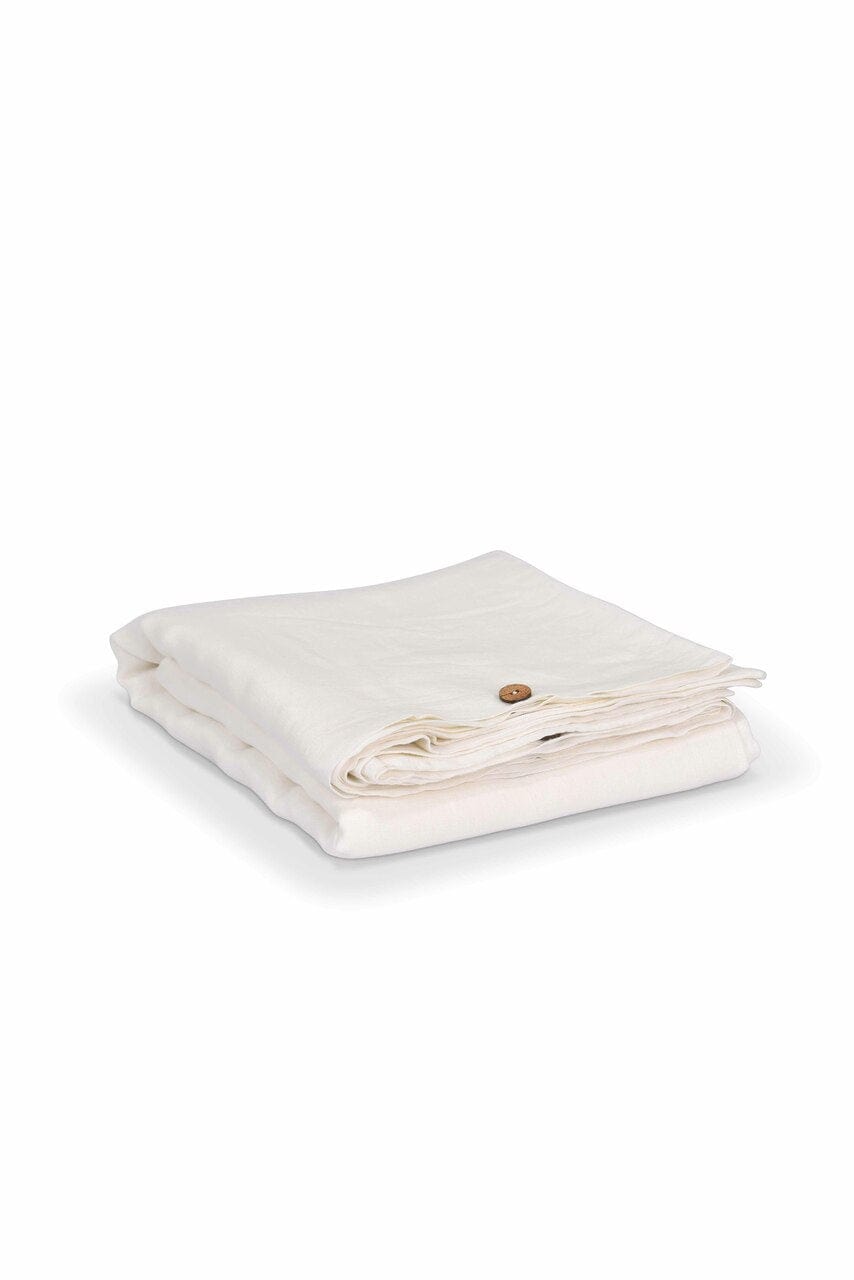 Garden Trading Sleeping Pembridge Linen Duvet Cover Double Lily White House of Isabella UK