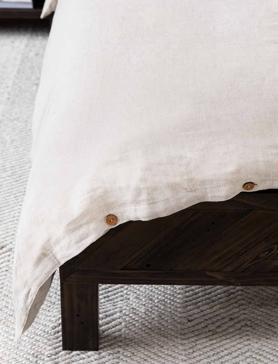 Garden Trading Sleeping Pembridge Linen Duvet Cover Super King Natural House of Isabella UK