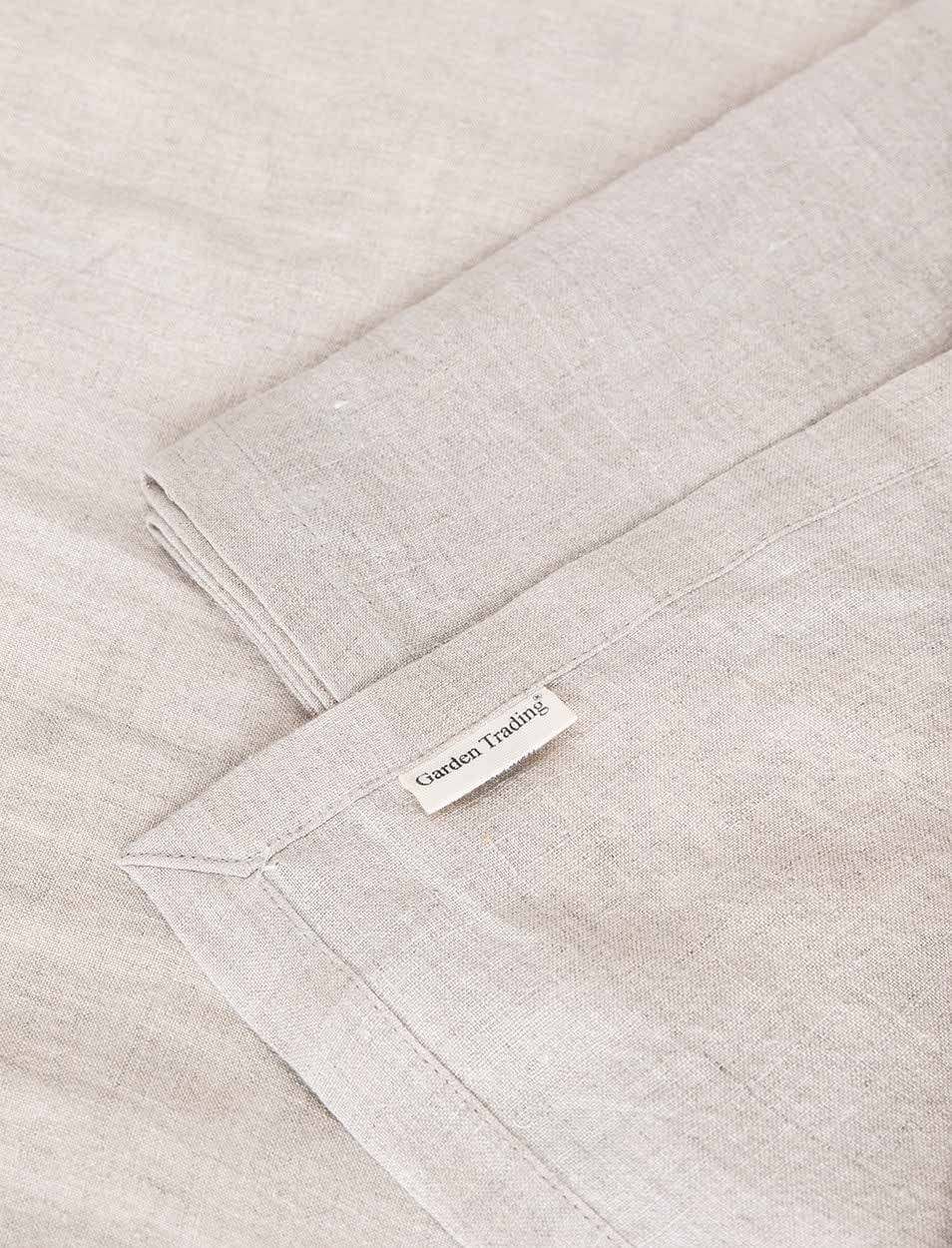 Garden Trading Sleeping Pembridge Linen Flat Sheet Super King Natural House of Isabella UK