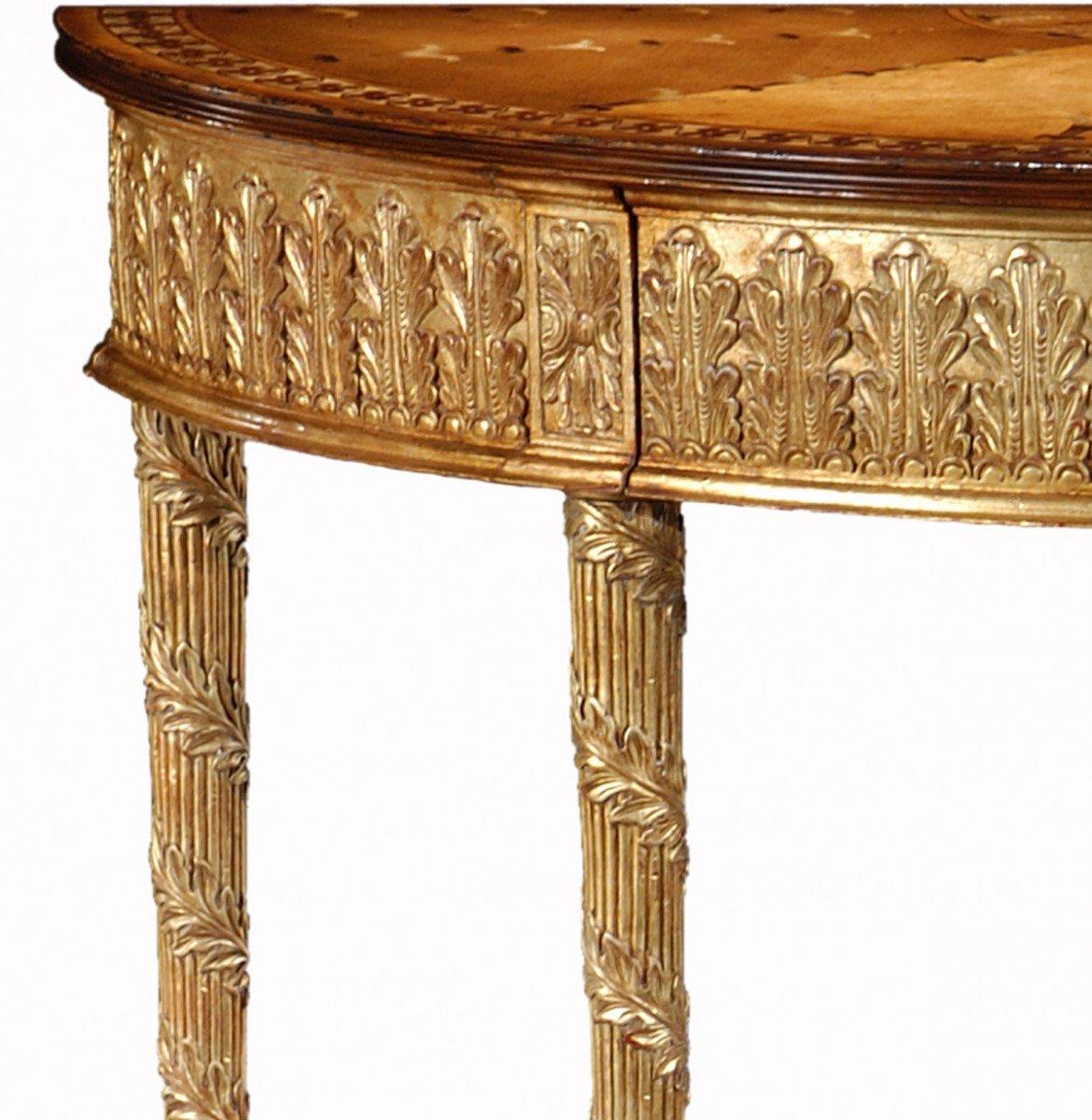 Demilune Console Table Neoclassical - Small