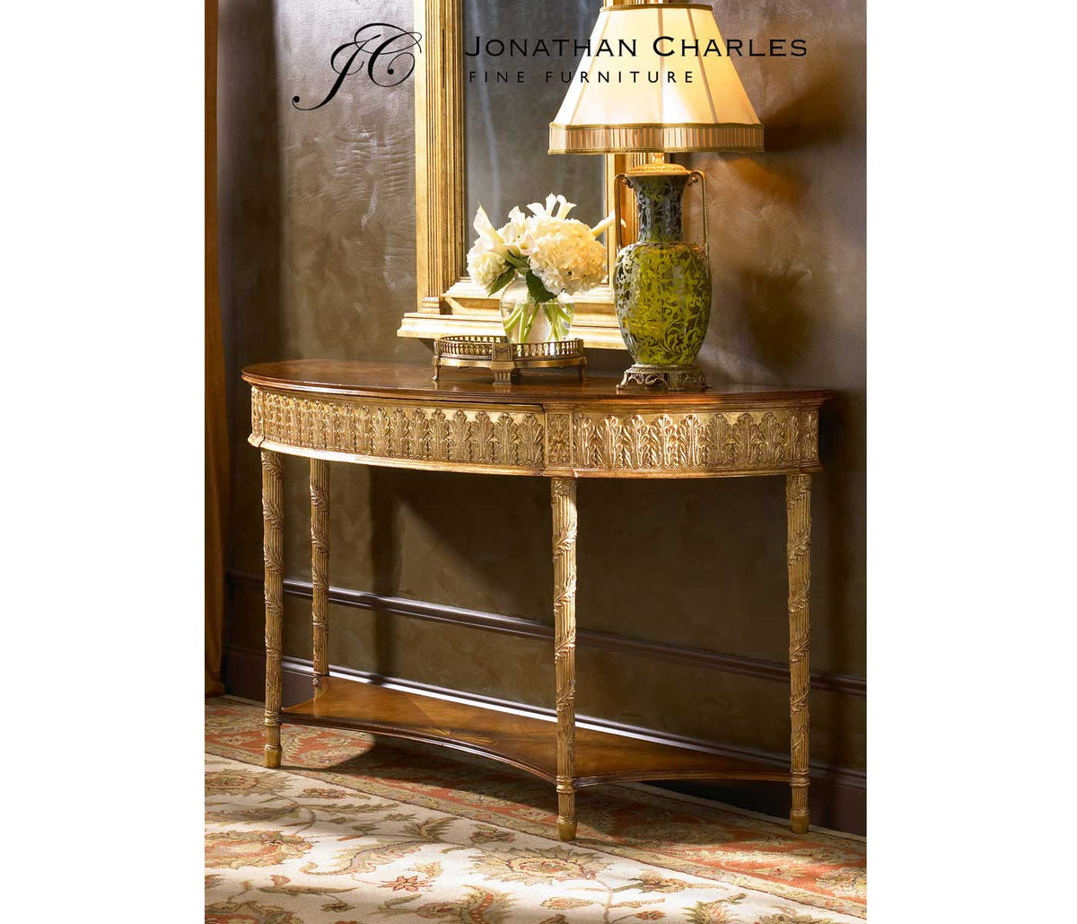 Demilune Console Table Neoclassical - Large