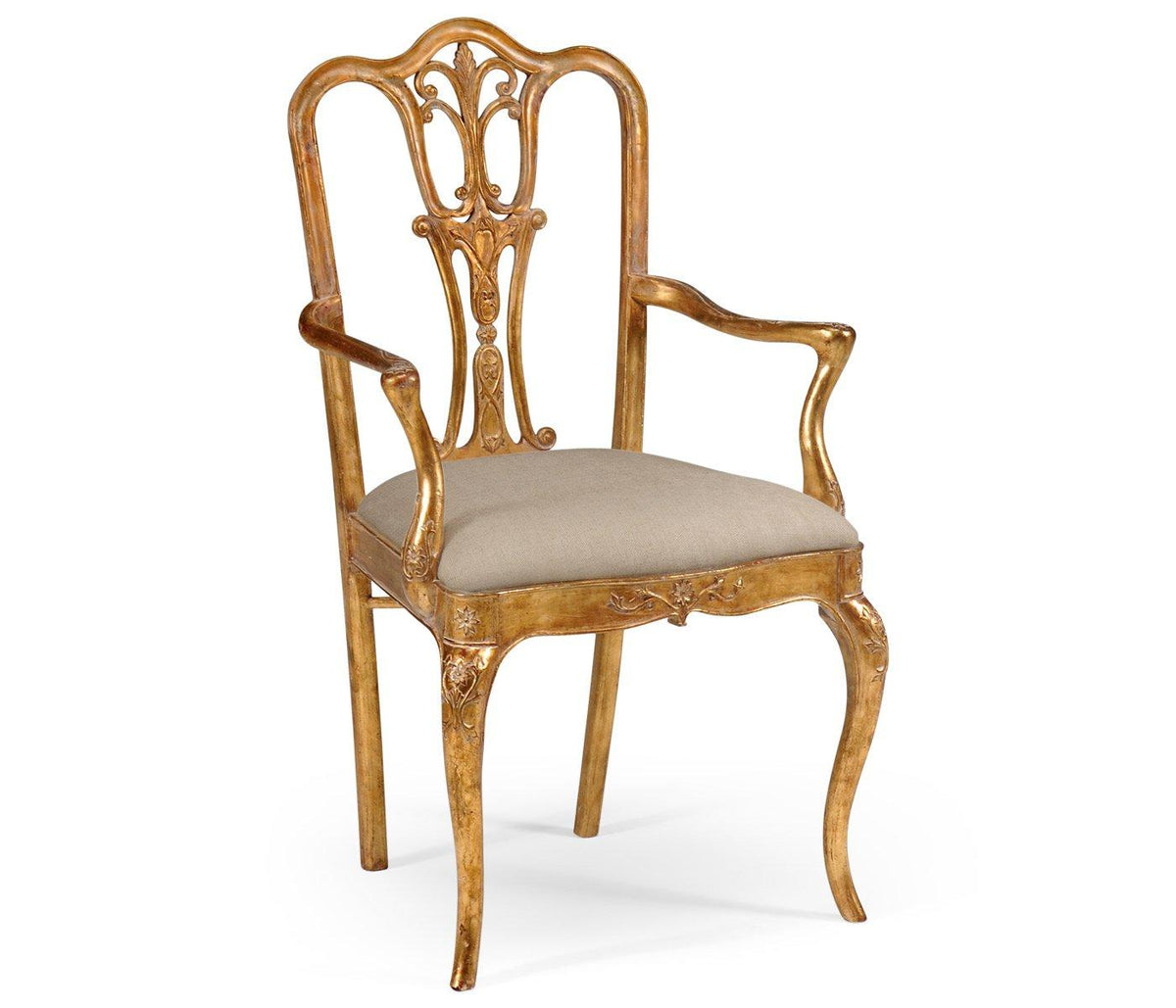 Dining Chair with Arms Louis XV - Antwerp