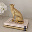 Gold Sitting Leopard Decorative Ornament
