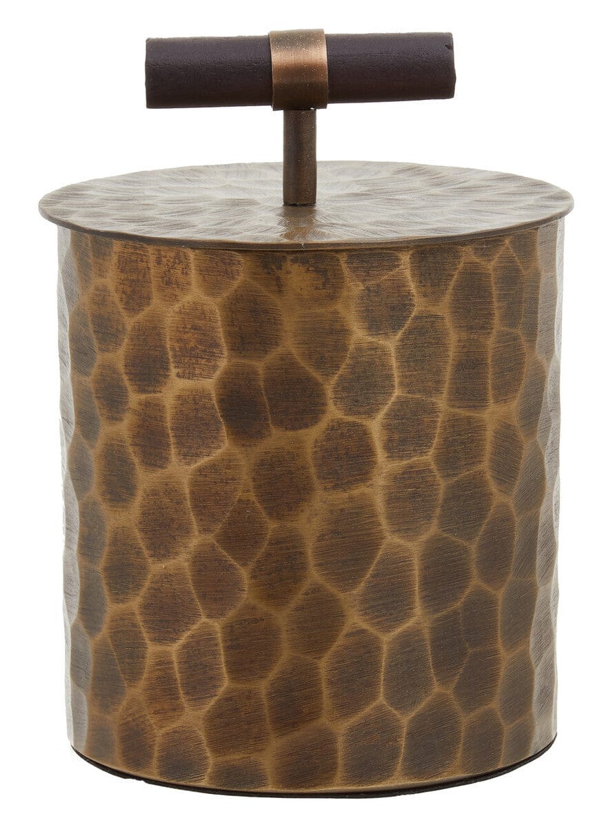 Hamilton Interiors Accessories Akola Antique Gold Large Trinket Box House of Isabella UK