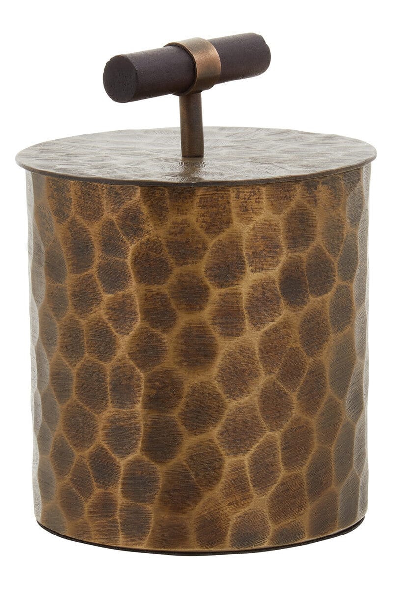 Hamilton Interiors Accessories Akola Antique Gold Large Trinket Box House of Isabella UK