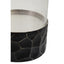 Hamilton Interiors Accessories Akola Black and Gold Small Hurricane Candle Holder House of Isabella UK