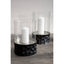Hamilton Interiors Accessories Akola Black and Gold Small Hurricane Candle Holder House of Isabella UK
