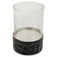 Hamilton Interiors Accessories Akola Black and Gold Small Hurricane Candle Holder House of Isabella UK