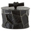 Hamilton Interiors Accessories Akola Black and Gold Small Trinket Box House of Isabella UK