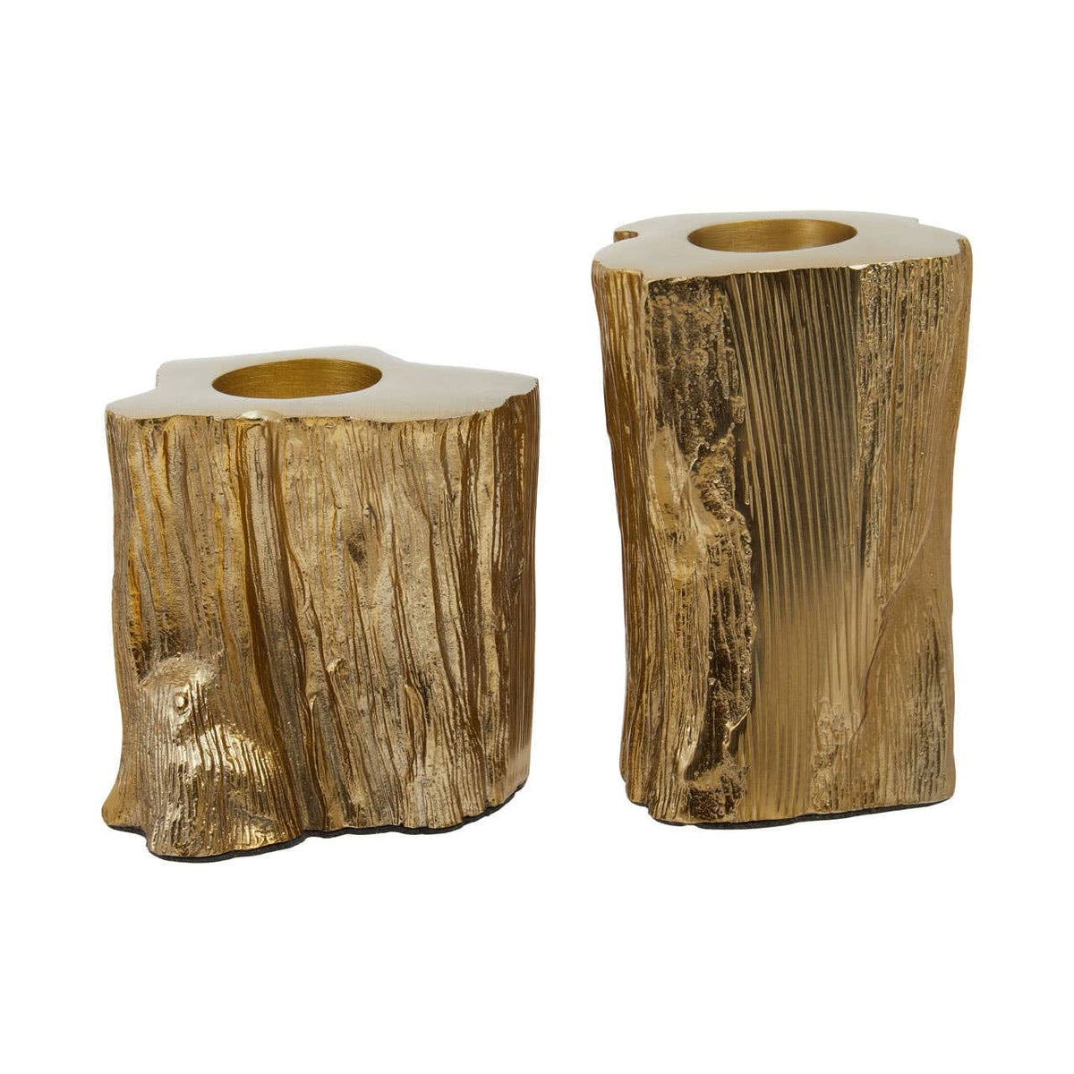 Hamilton Interiors Accessories Akola Set Of Two Gold Tealight Holders House of Isabella UK