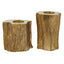 Hamilton Interiors Accessories Akola Set Of Two Gold Tealight Holders House of Isabella UK