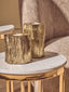 Hamilton Interiors Accessories Akola Set Of Two Gold Tealight Holders House of Isabella UK